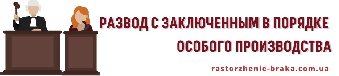 Развод с заключенным в порядке особого производства