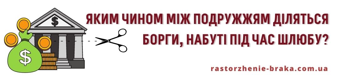 Яким чином між подружжям діляться борги, набуті під час шлюбу? Яким чином між подружжям діляться борги, набуті під час шлюбу?