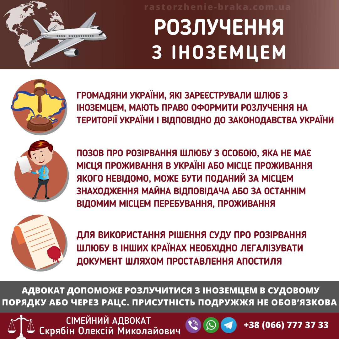 Розлучення з іноземцем